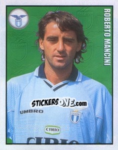 Sticker Roberto Mancini - Calcio 1997-1998 n. 207 - Merlin
