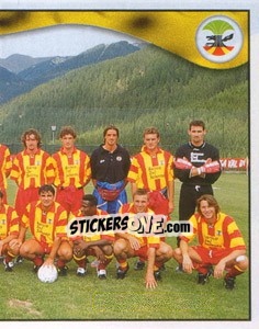 Sticker Lecce team (right) - Calcio 1997-1998 n. 214 - Merlin
