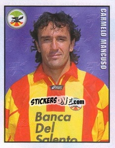 Sticker Carmelo Mancuso - Calcio 1997-1998 n. 216 - Merlin