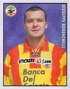 Figurina Giuseppe Baronchelli - Calcio 1997-1998 - Merlin