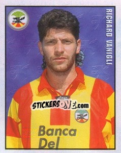 Sticker Richard Vanigli - Calcio 1997-1998 - Merlin