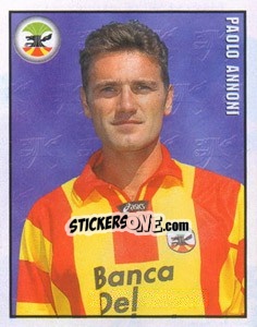 Sticker Paolo Annoni - Calcio 1997-1998 - Merlin