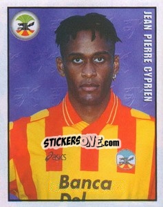 Sticker Jean Pierre Cyprien - Calcio 1997-1998 - Merlin