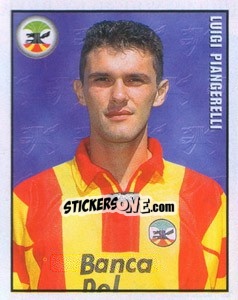 Figurina Luigi Piangerelli - Calcio 1997-1998 - Merlin