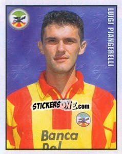 Sticker Luigi Piangerelli - Calcio 1997-1998 n. 224 - Merlin