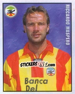 Sticker Riccardo Maspero - Calcio 1997-1998 - Merlin