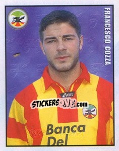 Sticker Francesco Cozza - Calcio 1997-1998 n. 227 - Merlin