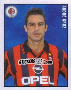 Figurina Andre Cruz - Calcio 1997-1998 - Merlin