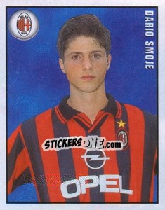 Sticker Dario Smoje - Calcio 1997-1998 n. 244 - Merlin