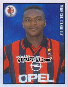 Figurina Marcel Desailly - Calcio 1997-1998 - Merlin