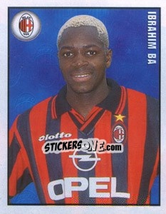 Sticker Ibrahim Ba - Calcio 1997-1998 - Merlin