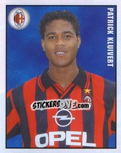 Cromo Patrick Kluivert - Calcio 1997-1998 - Merlin