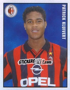 Sticker Patrick Kluivert - Calcio 1997-1998 n. 253 - Merlin