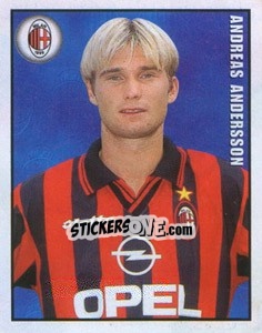 Sticker Andreas Andersson - Calcio 1997-1998 n. 254 - Merlin