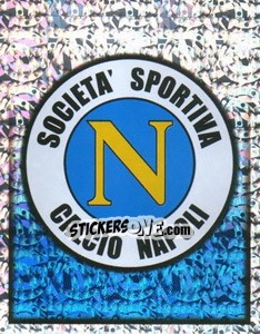 Cromo Napoli emblem - Calcio 1997-1998 n. 256 - Merlin