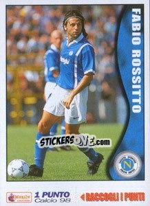 Figurina Fabio Rossitto - Calcio 1997-1998 - Merlin