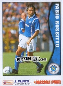 Sticker Fabio Rossitto - Calcio 1997-1998 n. 257 - Merlin
