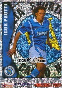 Figurina Igor Protti - Calcio 1997-1998 - Merlin