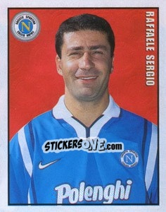 Figurina Raffaele Sergio - Calcio 1997-1998 - Merlin