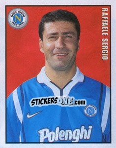 Sticker Raffaele Sergio - Calcio 1997-1998 n. 263 - Merlin
