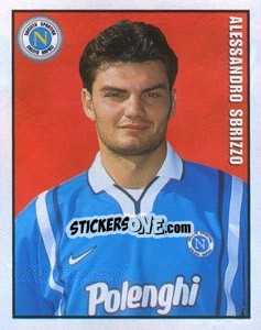 Sticker Alessandro Sbrizzo - Calcio 1997-1998 n. 265 - Merlin