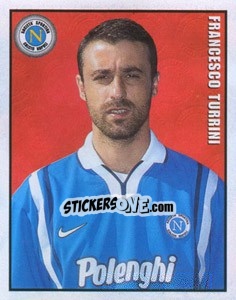 Sticker Francesco Turrini - Calcio 1997-1998 n. 268 - Merlin