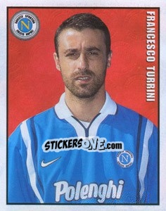 Figurina Francesco Turrini - Calcio 1997-1998 - Merlin