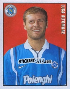 Figurina Luca Altomare - Calcio 1997-1998 - Merlin