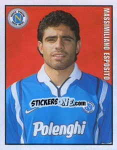 Figurina Massimiliano Esposito - Calcio 1997-1998 - Merlin