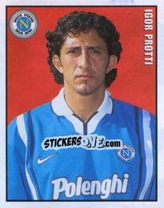 Figurina Igor Protti - Calcio 1997-1998 - Merlin