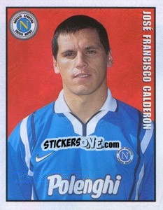 Figurina Jose Calderon - Calcio 1997-1998 - Merlin