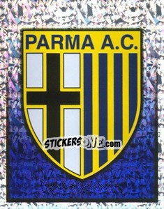Figurina Parma emblem - Calcio 1997-1998 - Merlin