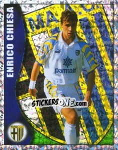 Sticker Enrico Chiesa - Calcio 1997-1998 - Merlin