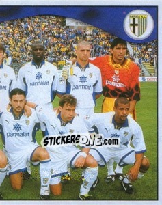 Cromo Parma team (right) - Calcio 1997-1998 - Merlin