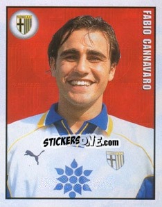 Sticker Fabio Cannavaro - Calcio 1997-1998 n. 289 - Merlin