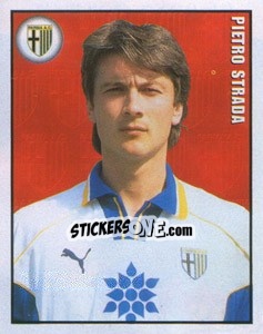 Sticker Pietro Strada - Calcio 1997-1998 - Merlin