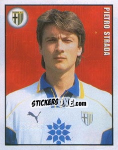 Figurina Pietro Strada - Calcio 1997-1998 - Merlin