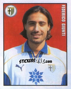 Sticker Federico Giunti - Calcio 1997-1998 - Merlin