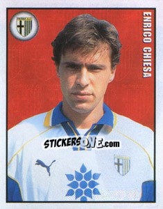 Figurina Enrico Chiesa - Calcio 1997-1998 - Merlin