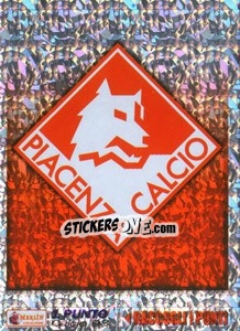 Figurina Piacenza emblem - Calcio 1997-1998 - Merlin