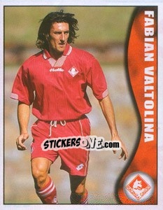 Sticker Fabian Valtolina - Calcio 1997-1998 - Merlin