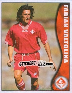 Sticker Fabian Valtolina - Calcio 1997-1998 n. 303 - Merlin