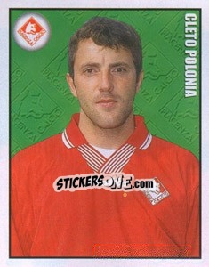 Sticker Cleto Polonia - Calcio 1997-1998 n. 308 - Merlin