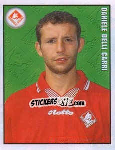 Sticker Daniele Delli Carri - Calcio 1997-1998 n. 310 - Merlin