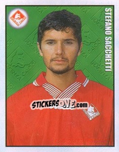 Figurina Stefano Sacchetti - Calcio 1997-1998 - Merlin