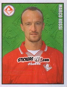 Sticker Marco Rossi - Calcio 1997-1998 n. 312 - Merlin
