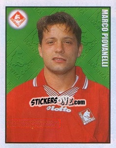 Sticker Marco Piovanelli - Calcio 1997-1998 n. 316 - Merlin
