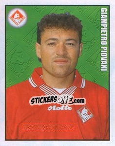 Sticker Giampietro Piovani - Calcio 1997-1998 n. 323 - Merlin