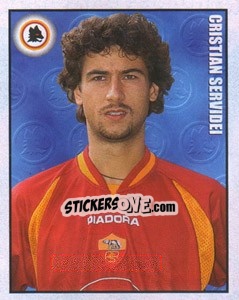 Sticker Cristian Servidei - Calcio 1997-1998 n. 334 - Merlin