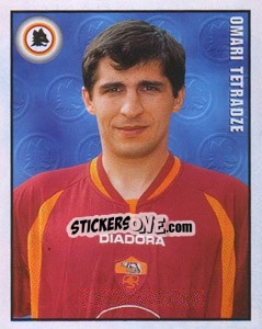 Figurina Omari Tetradze - Calcio 1997-1998 - Merlin